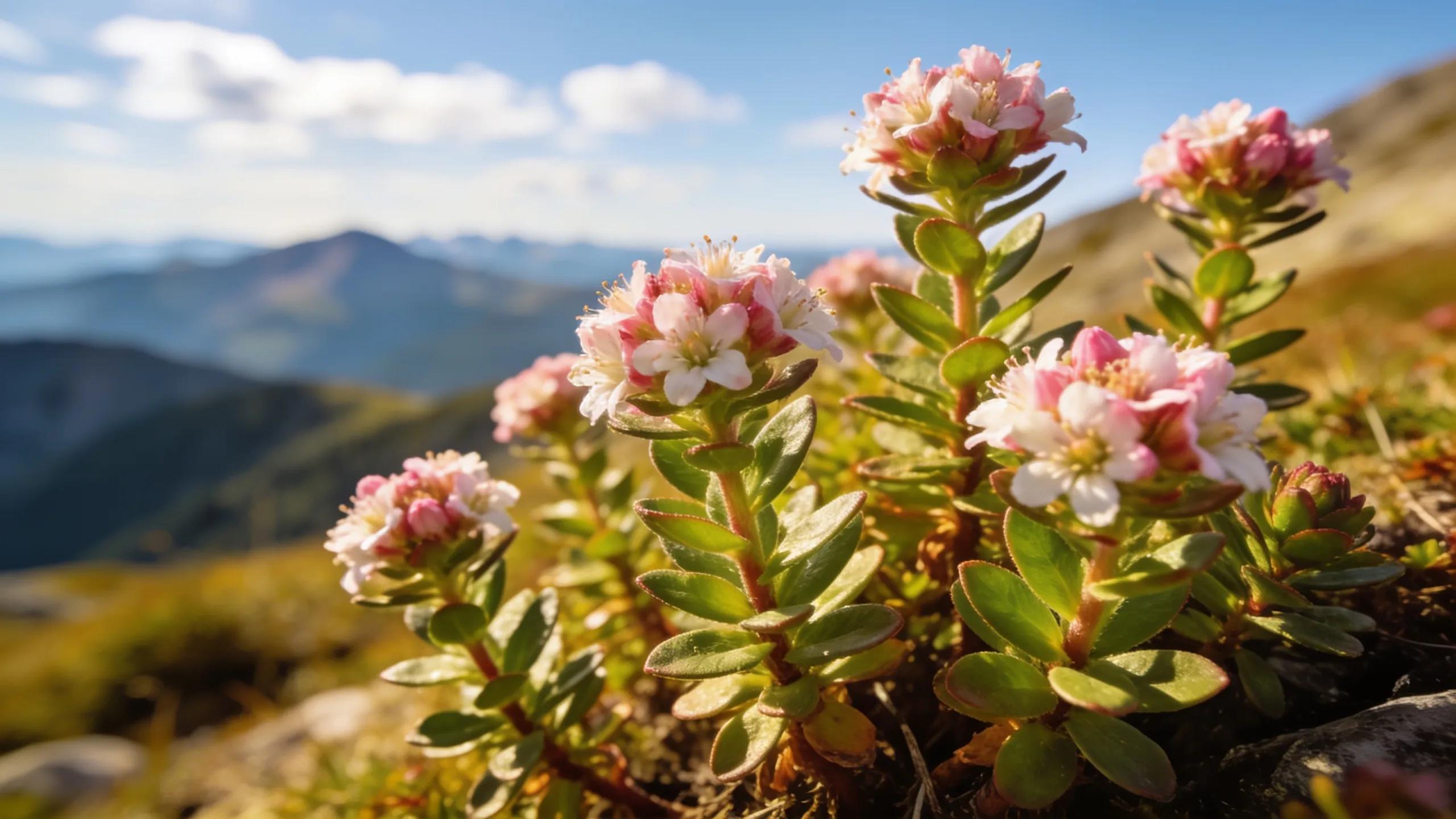 Rhodiola Rosea plants in a natural setting, representing natural remedies for mental fatigue