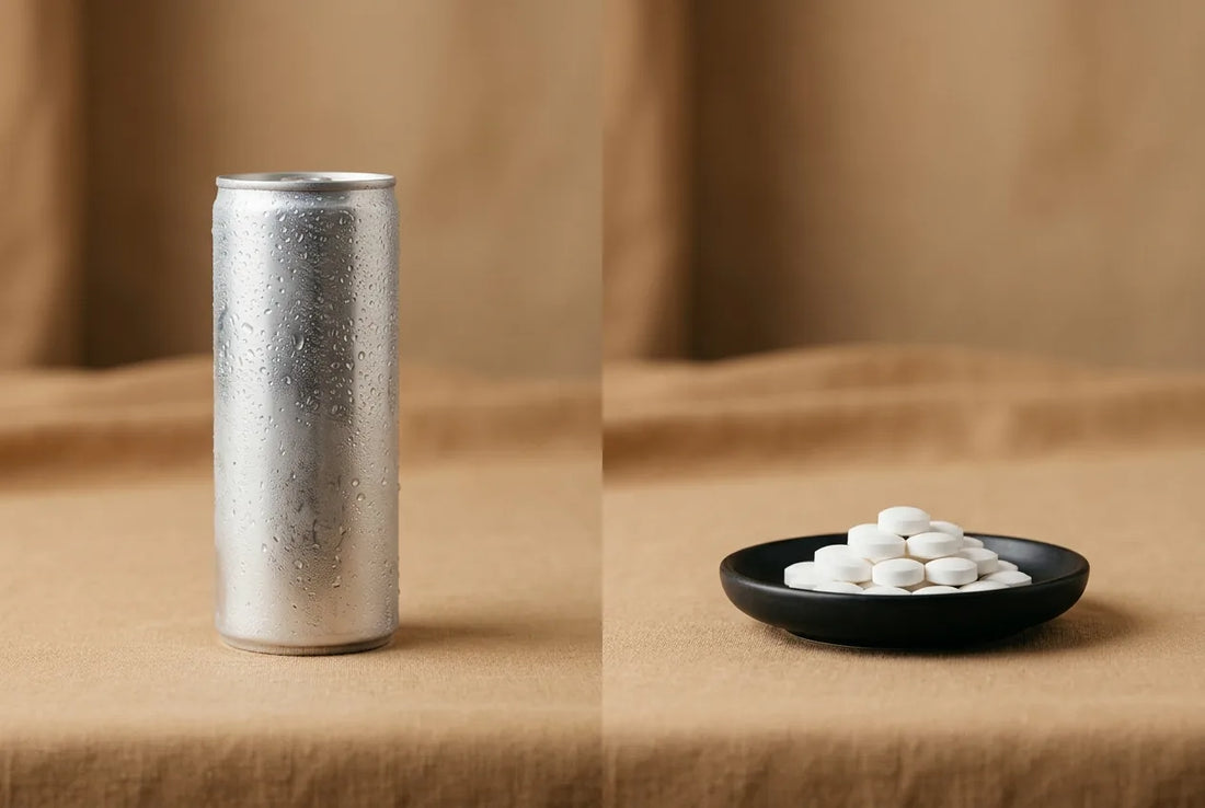Nootropic mints compared to energy drinks