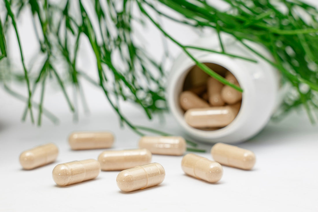 Assorted vitamin and supplement capsules